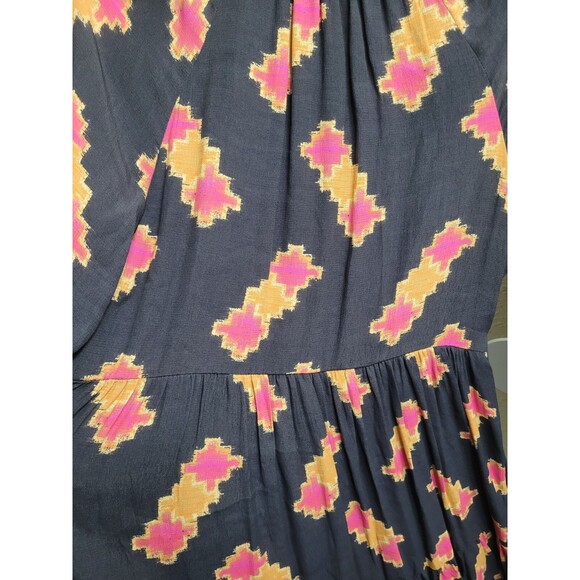 ANTHROPOLOGIE Size Small Sammi Tiered Mini Dress Boho Peasant Preppy - Picture 15 of 15